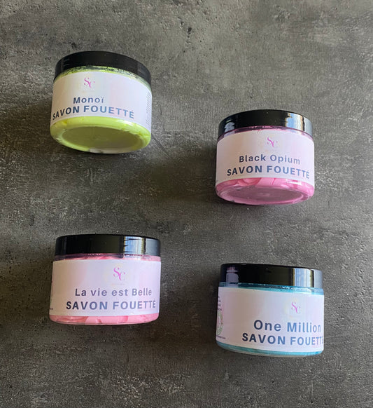 Savon fouetté inspiré de parfum.