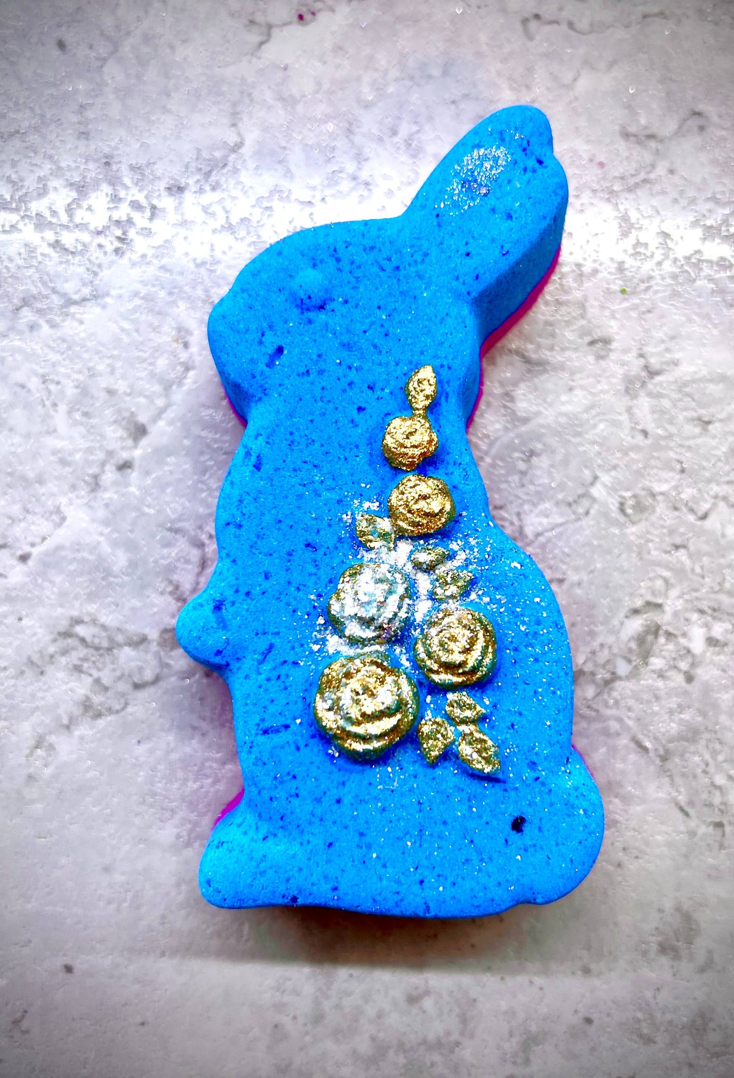 Lapin de Pâques rose / bleu