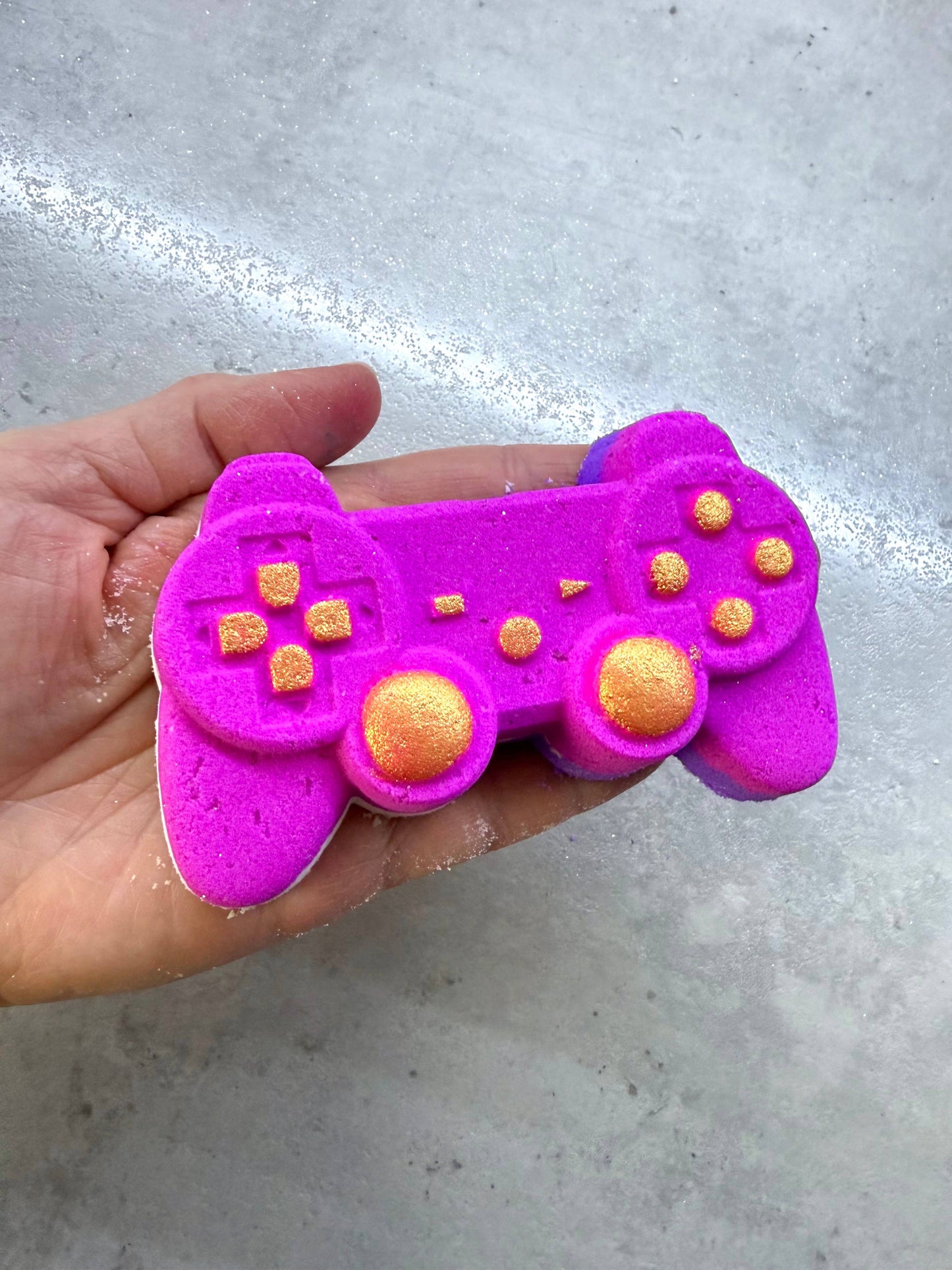 Manette rose et or